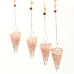 rose quartz pendulum 2