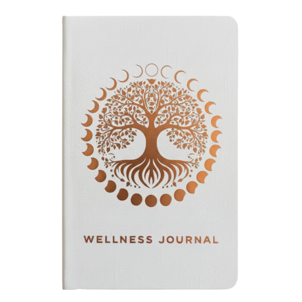 white wellness journal