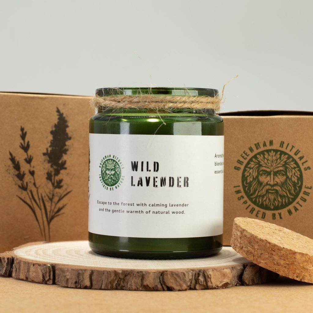 wild lavender candle